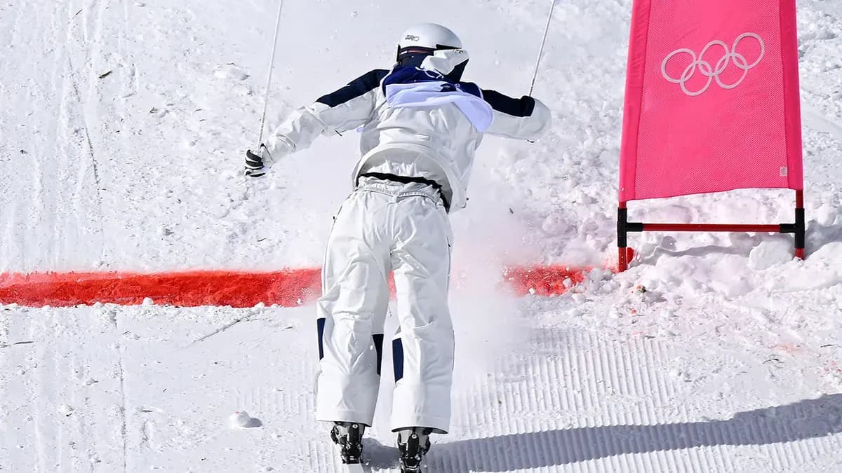 Horishima skiing backwards past finish line to earn silver medal at Milan Cortina Olympics